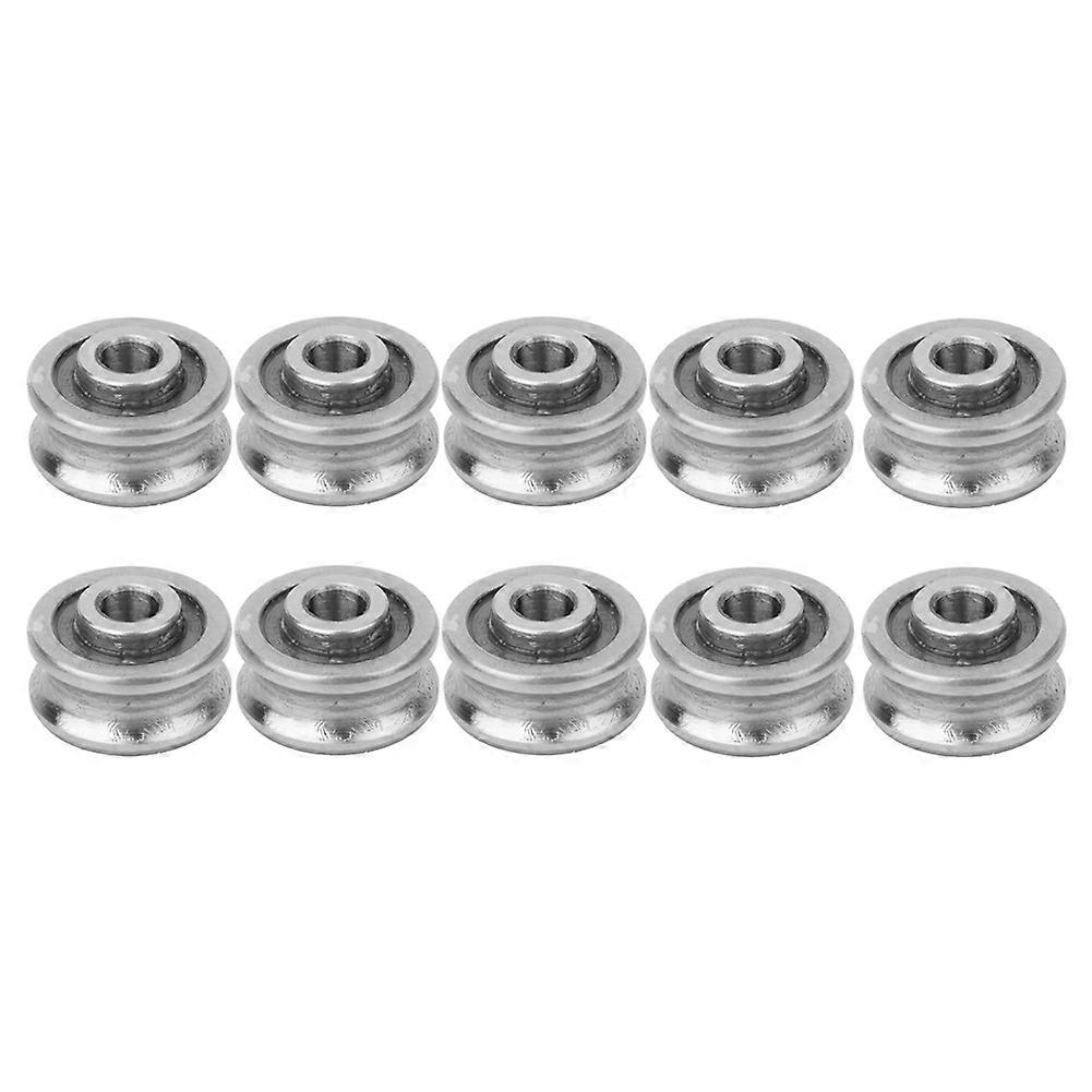 Lot de 10 roulements à gorge en U SG15, 5 x 17 x 8 mm (une rangée)