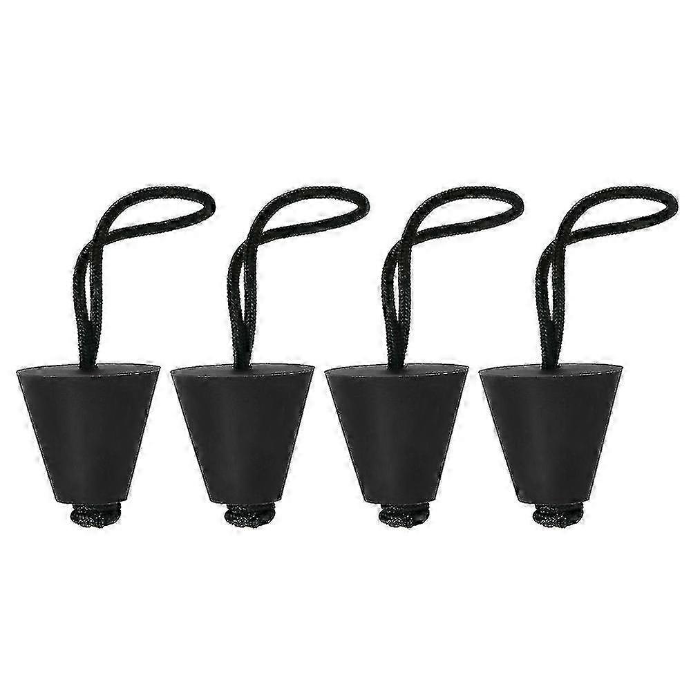 4PCS Universal Silicone Kayak Scupper Plugs with String for Sit-On-Top Kayaks 2025
