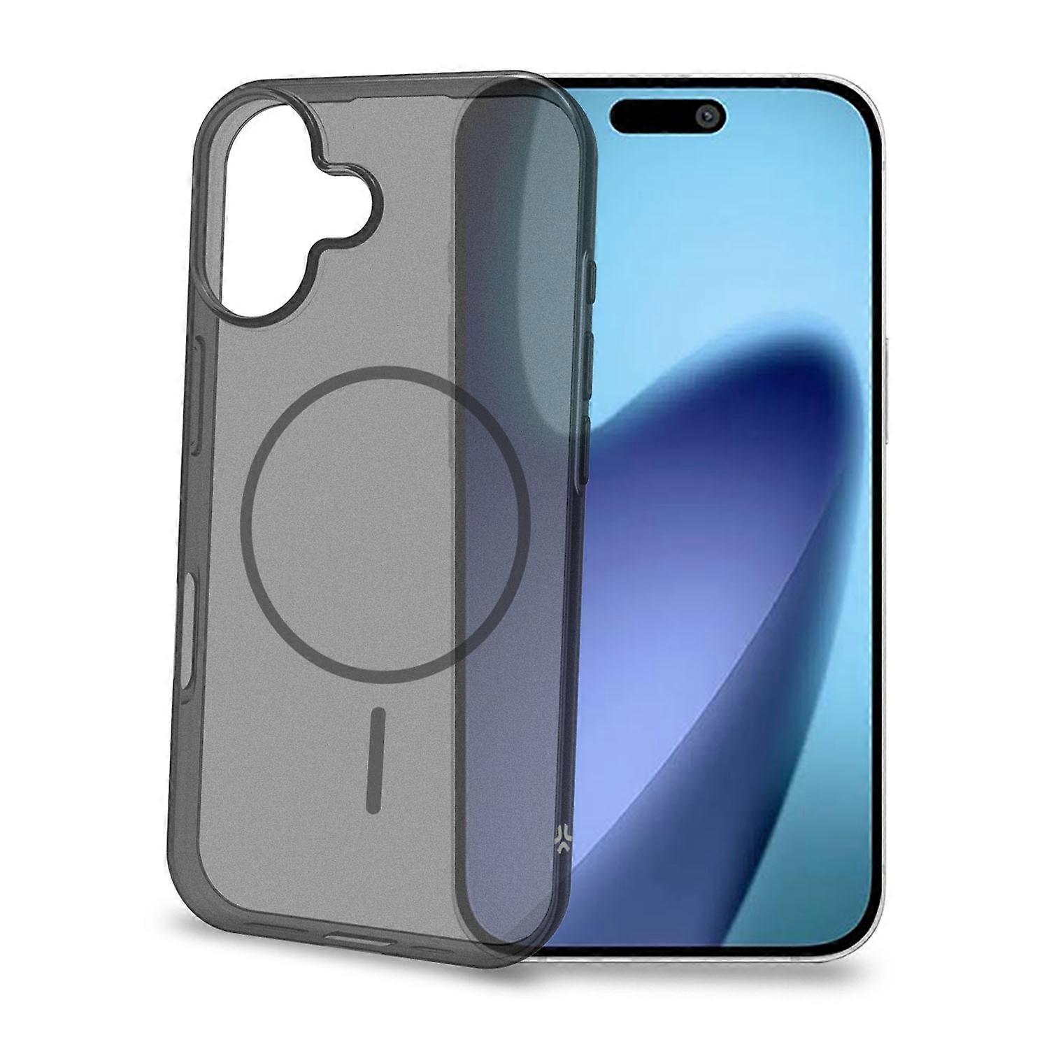 MagSafe compatible iPhone 17 case, black TPU finish