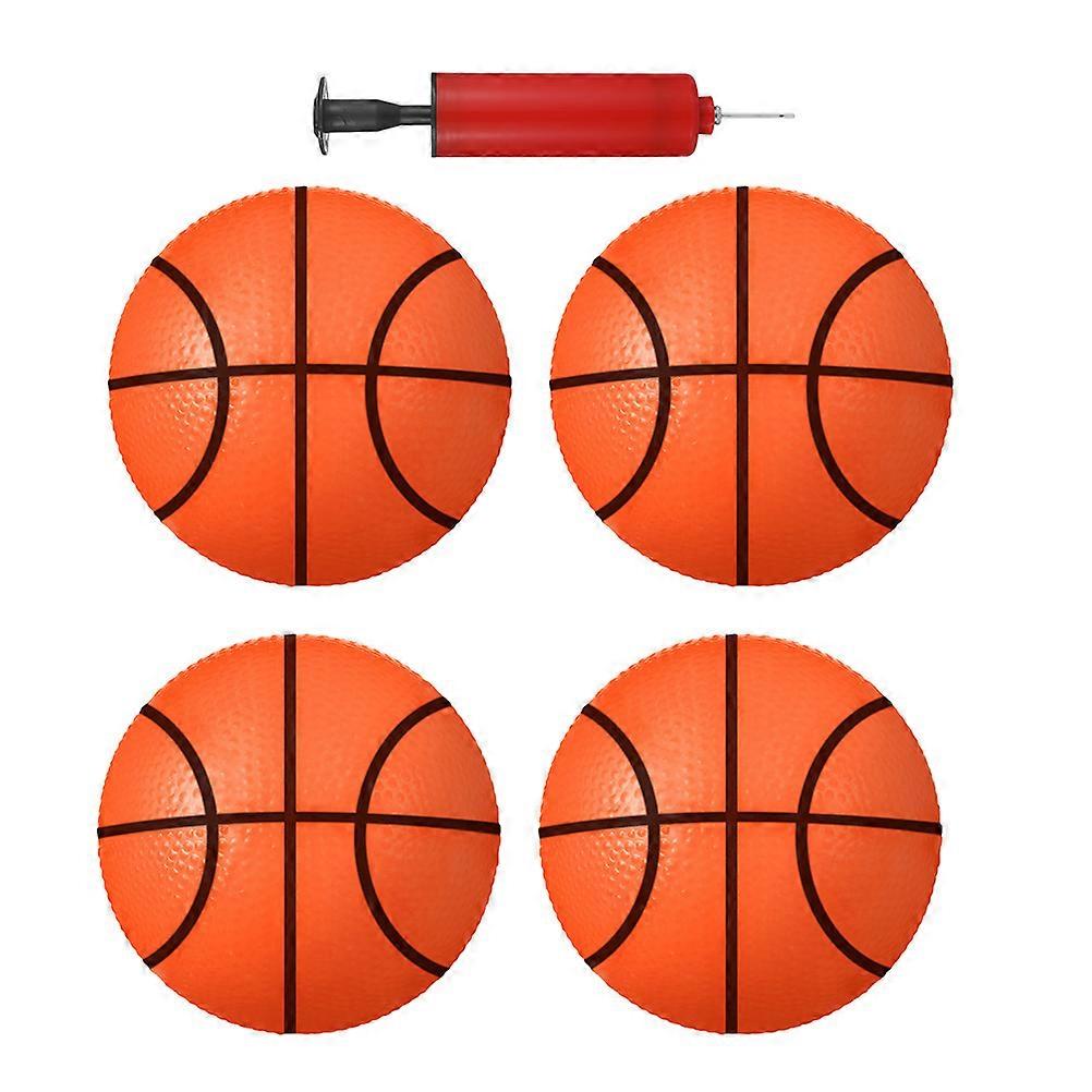 Inflatable Basketball Toy Set for Kids Use Includes 1Set Durable Plastic Balls