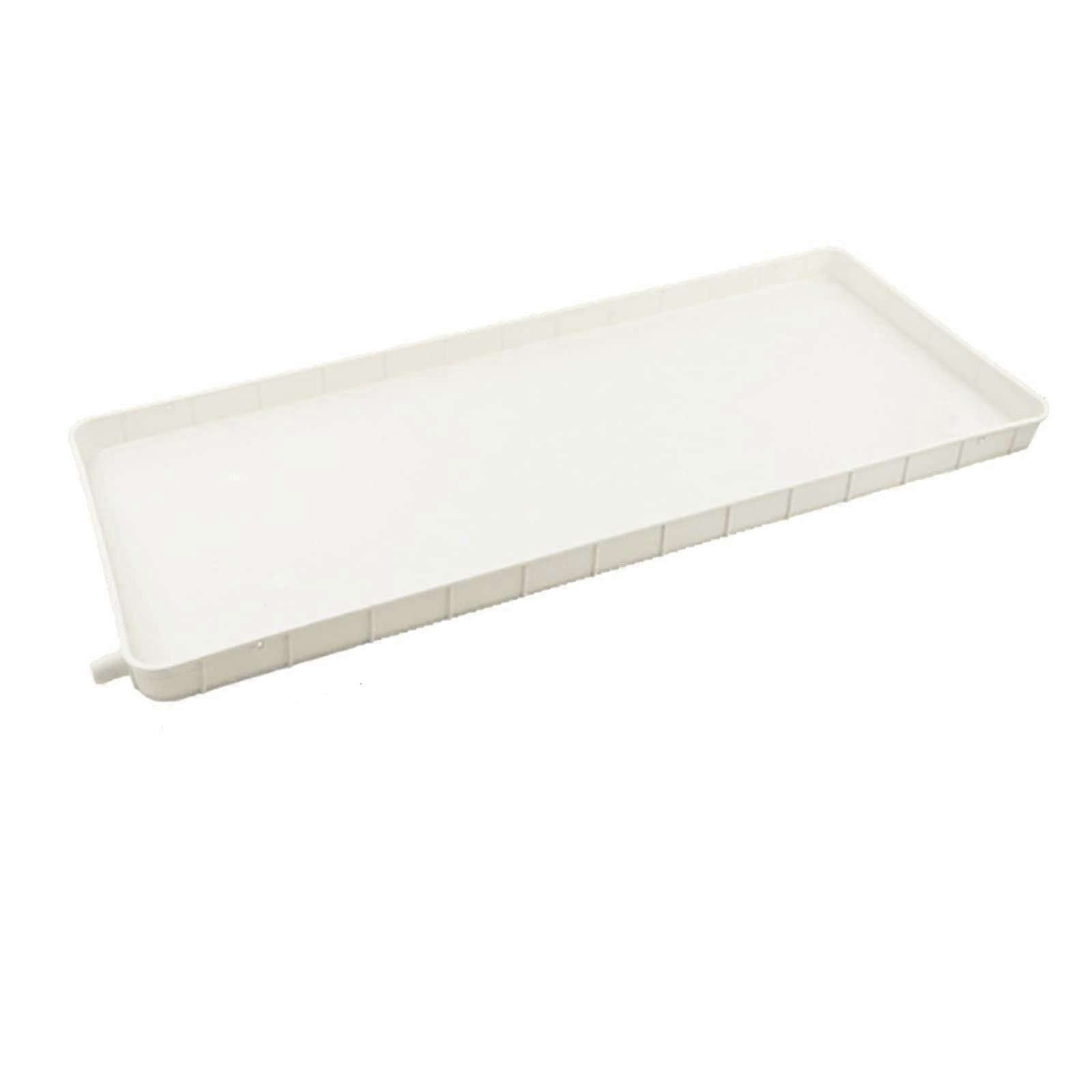 Air Conditioner Drip Pan PP Material Condensate Drain Pan For Window And Mini Split AC 81.5x33x3 cm (32x12.9x1.2 In)