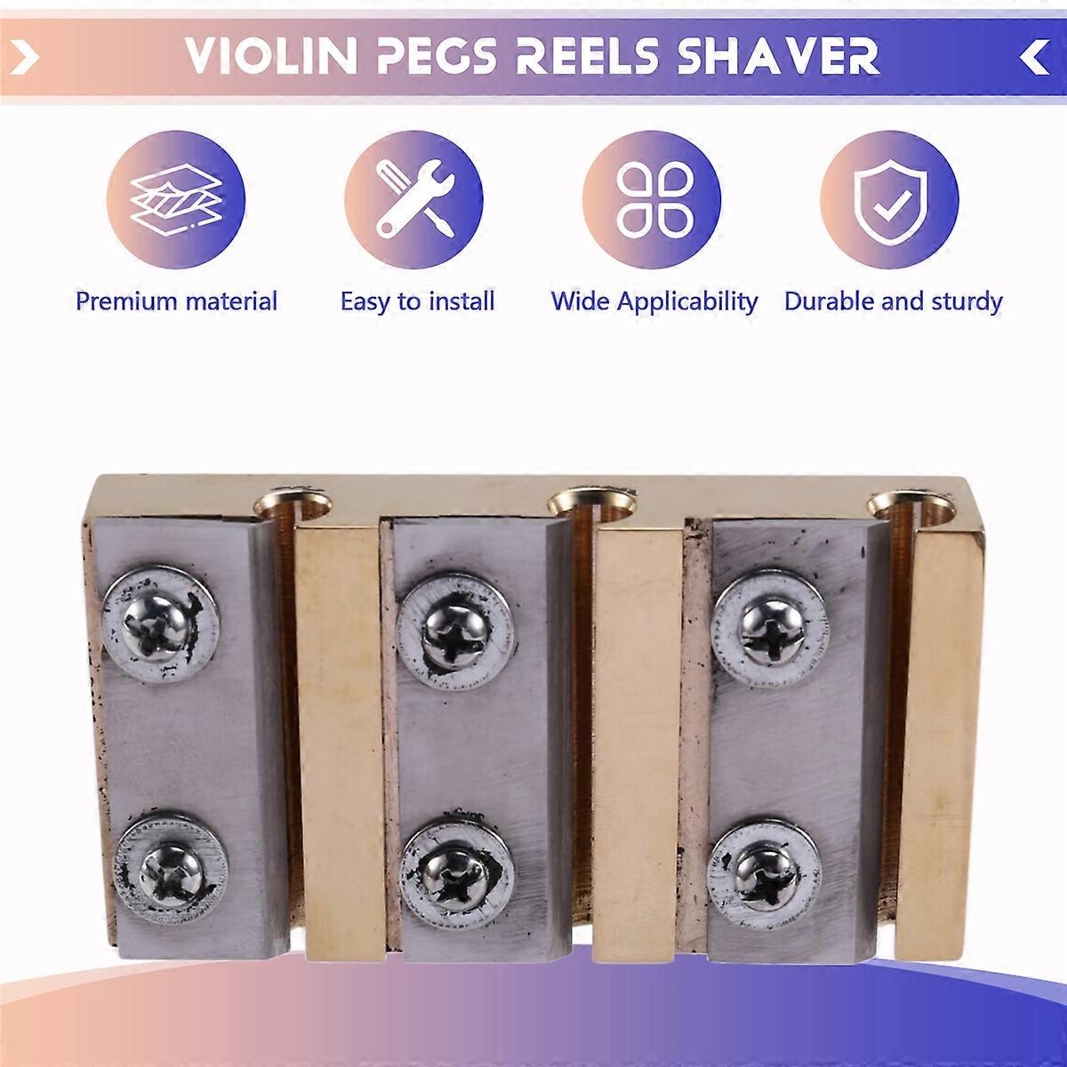 Violin Pegs Reels Shaver Tuning Pegs Reamer for 4/4 3/4 1/2