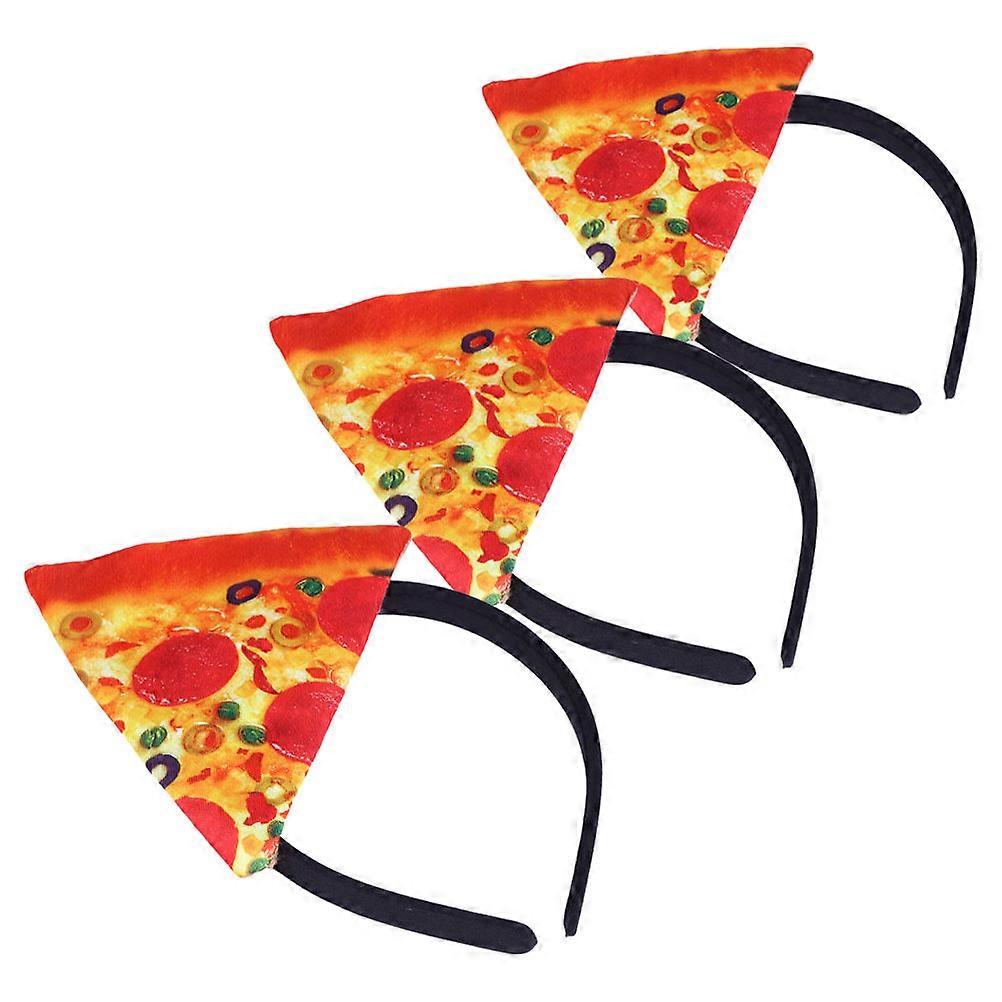 Pizza Headband Fun Halloween Costume Accessory for 6Pcs Family Parties
