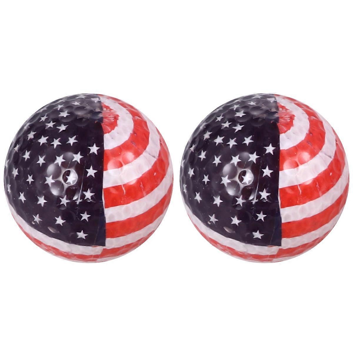 Flower Pattern Ball 2 Layers Ball for Sports Use Training Balls 2Pcs