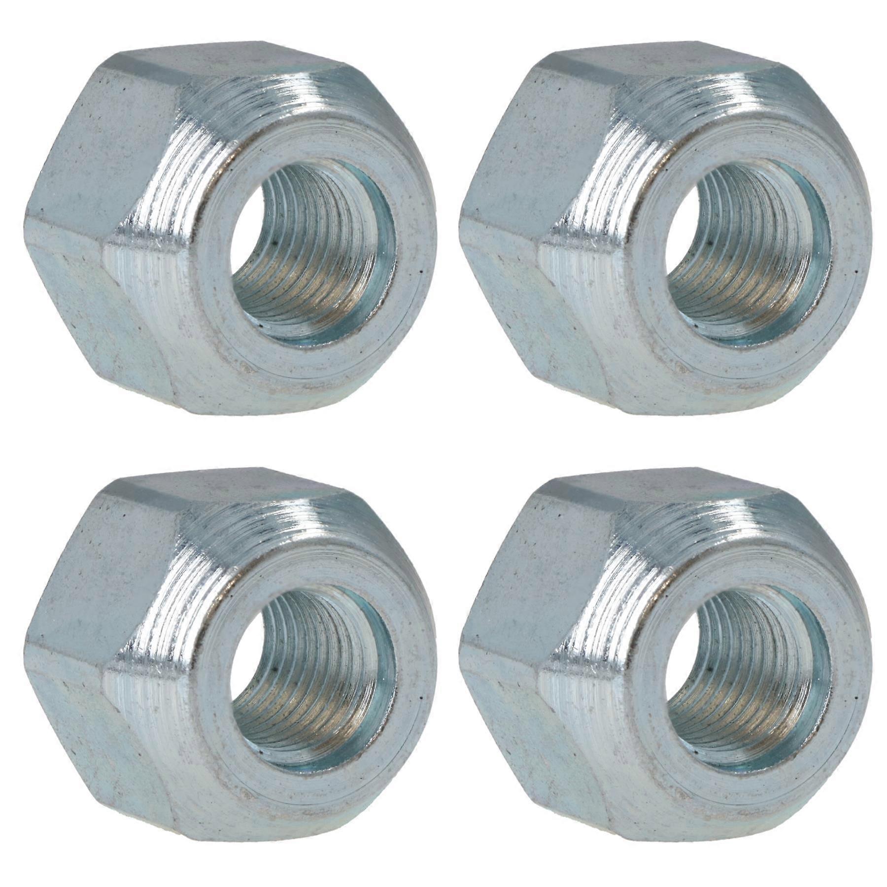 Pack of 4 M10 Conical Trailer Wheel Nuts for Suspension Hubs M10x1.25 Thread
