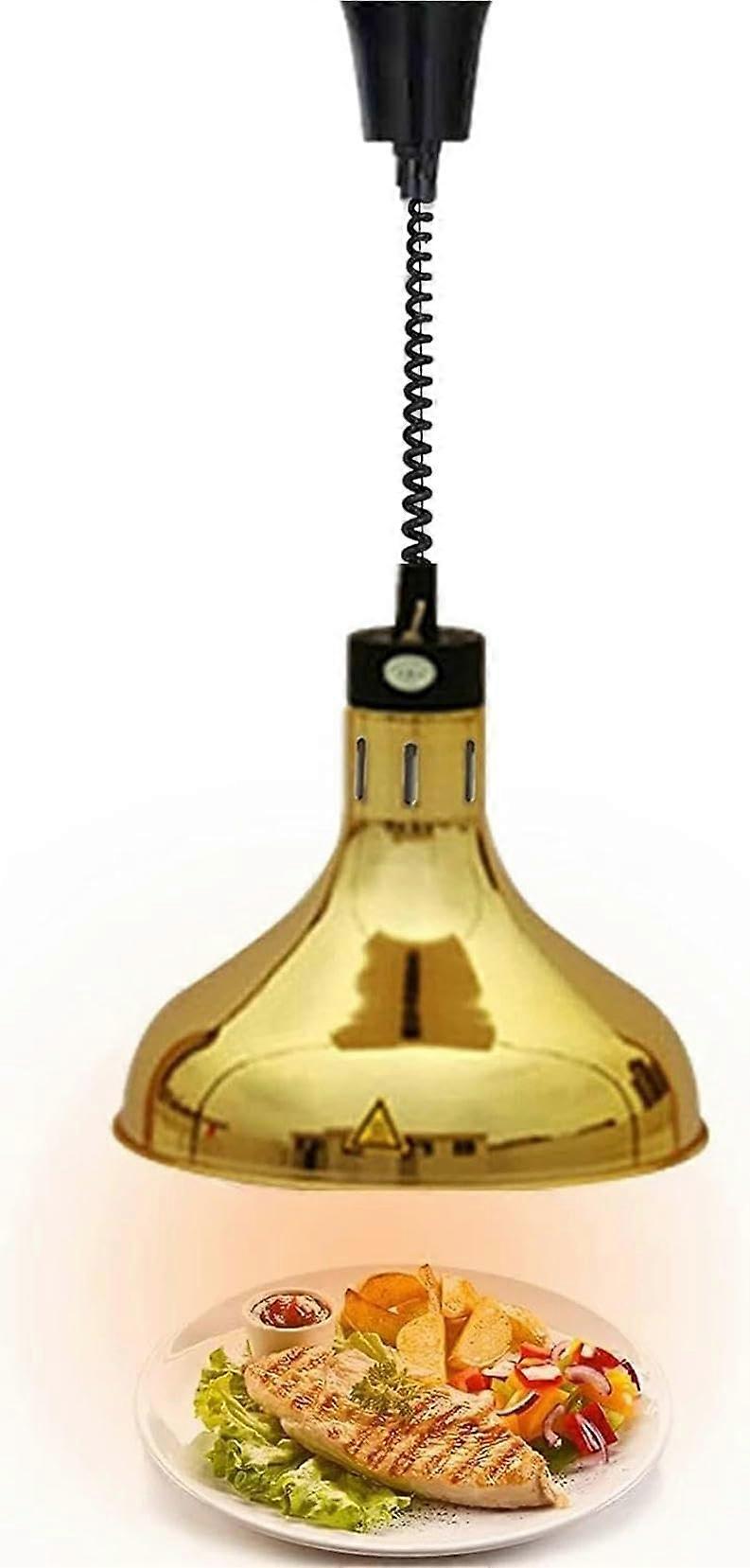 290 Mm Food Heater Lamp - 250W Pendant Heat Lamp for Restaurants, Adjustable Heating Lamp for Food Display