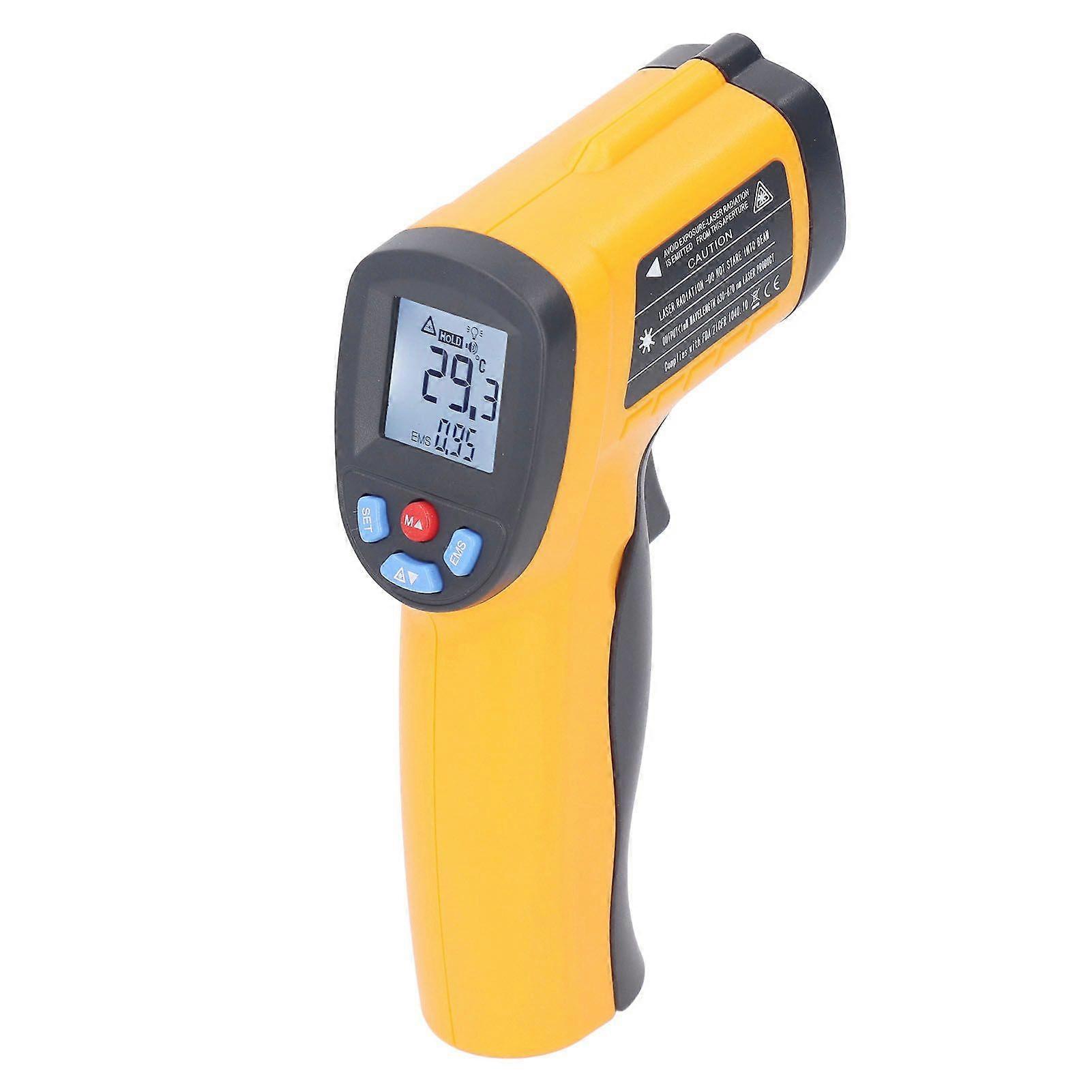 Infrared Thermometer Gun High Accuracy Digital Handheld Cooking Industrial Heat Temperature Measuring Tool
