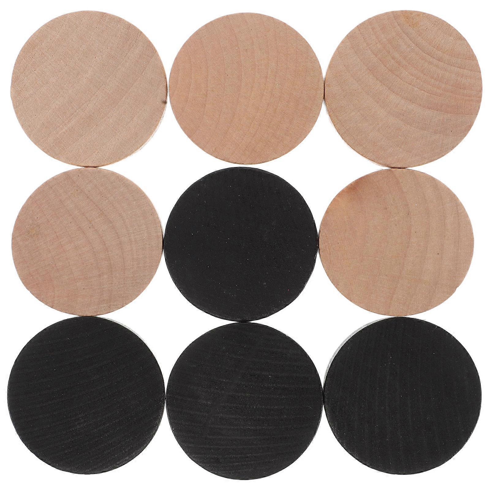 Fast Sling Puck Game Chess Wood Pieces for Party Use 10Pcs Set