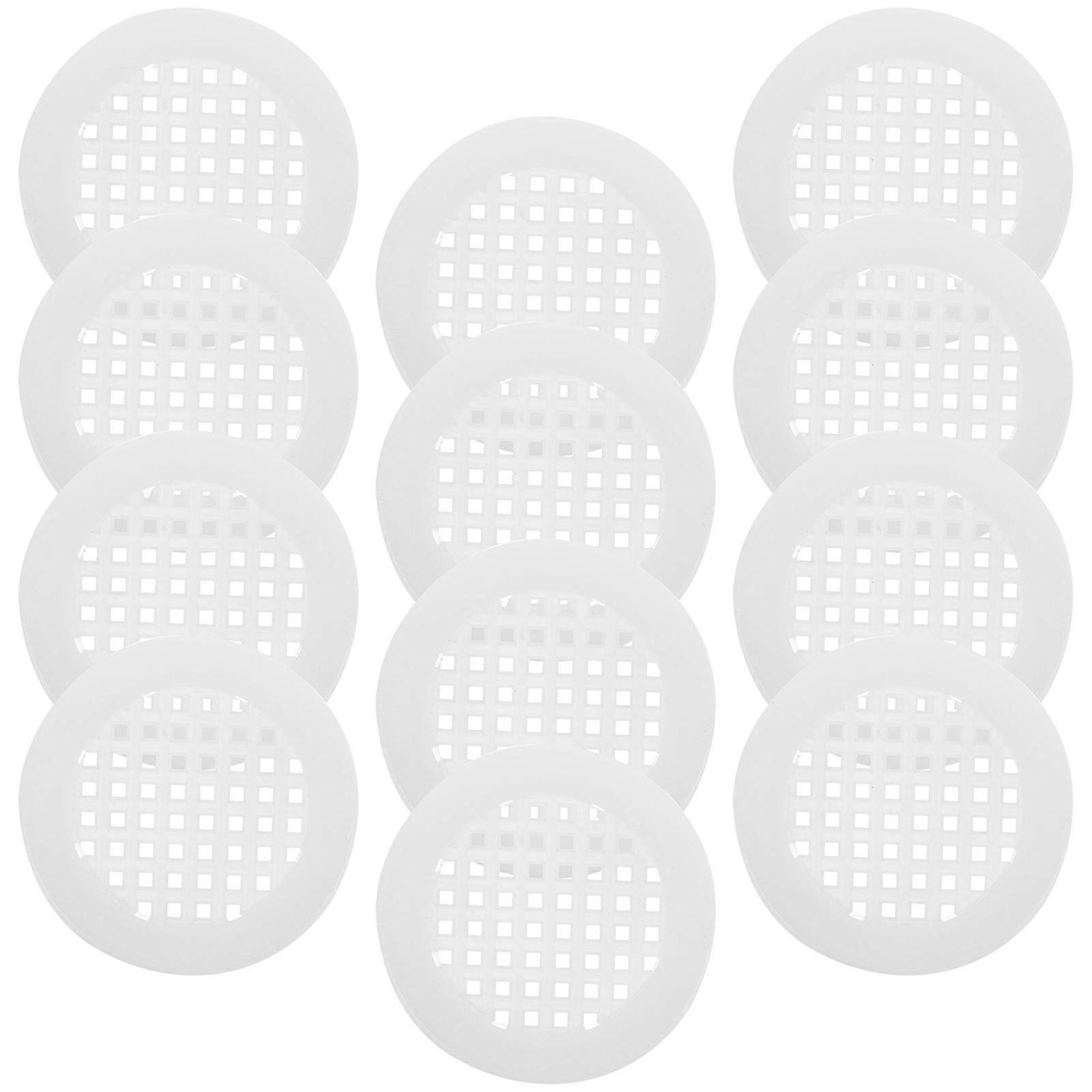 Plastic Soffit Vent Cabinet Vent Cover for Kitchen Use 80Pcs White