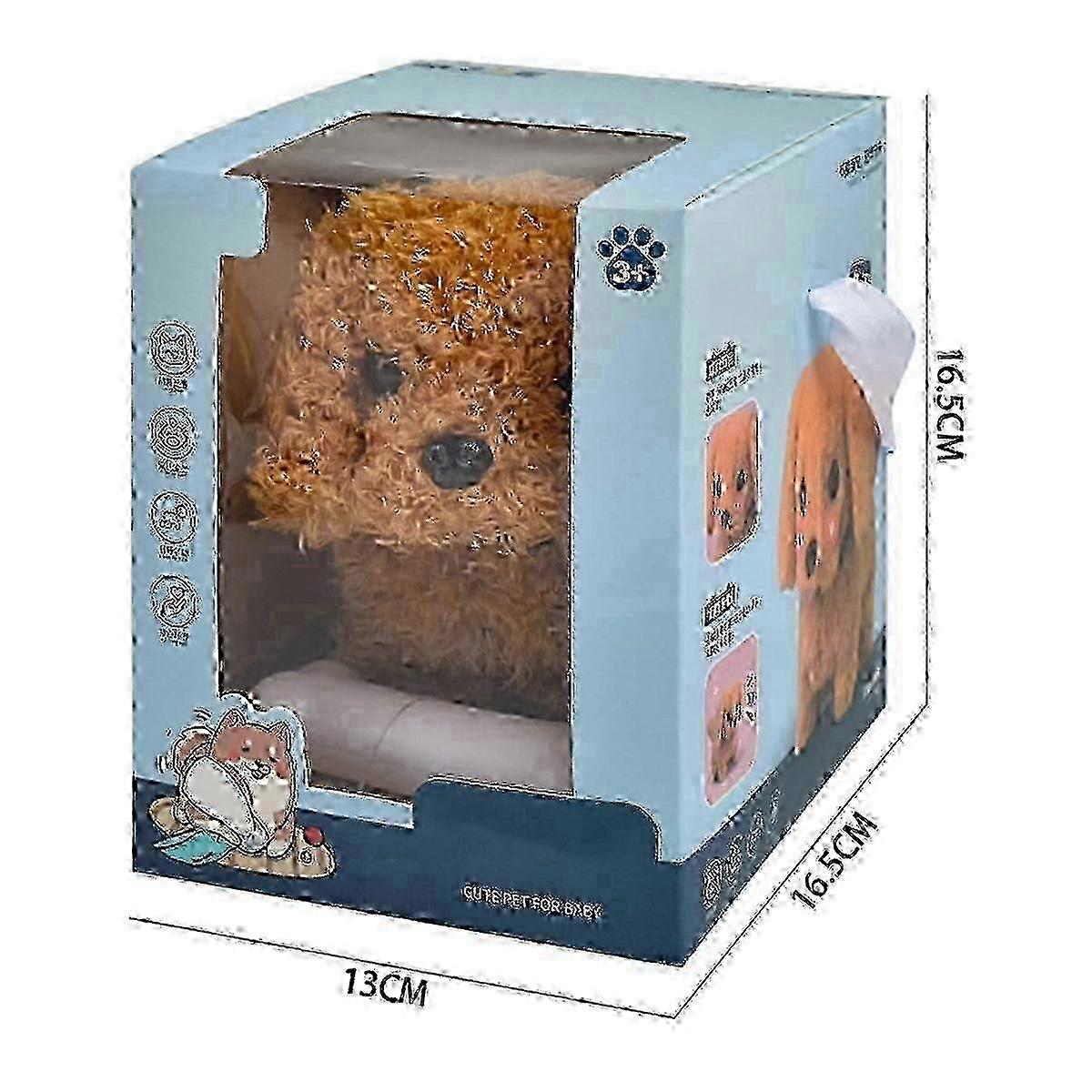 Μίνι ρομπότ-λούτρινο παιχνίδι σκύλου του Yvan - Ρεαλιστικό γάβγισμα και περπάτημα για παιδιά