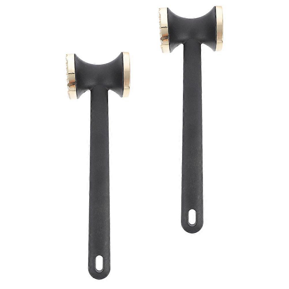Meat Pounder Tool Dual Sided Hammer Mallet for Cooking Home Use 2Pcs