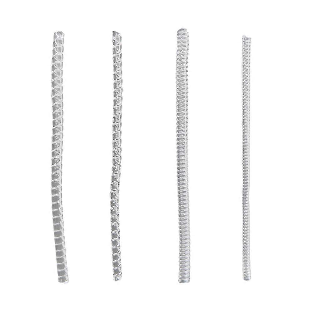 Ring Adjustor Silicone for Adjustment 4Pcs White Transparent Ring Strings