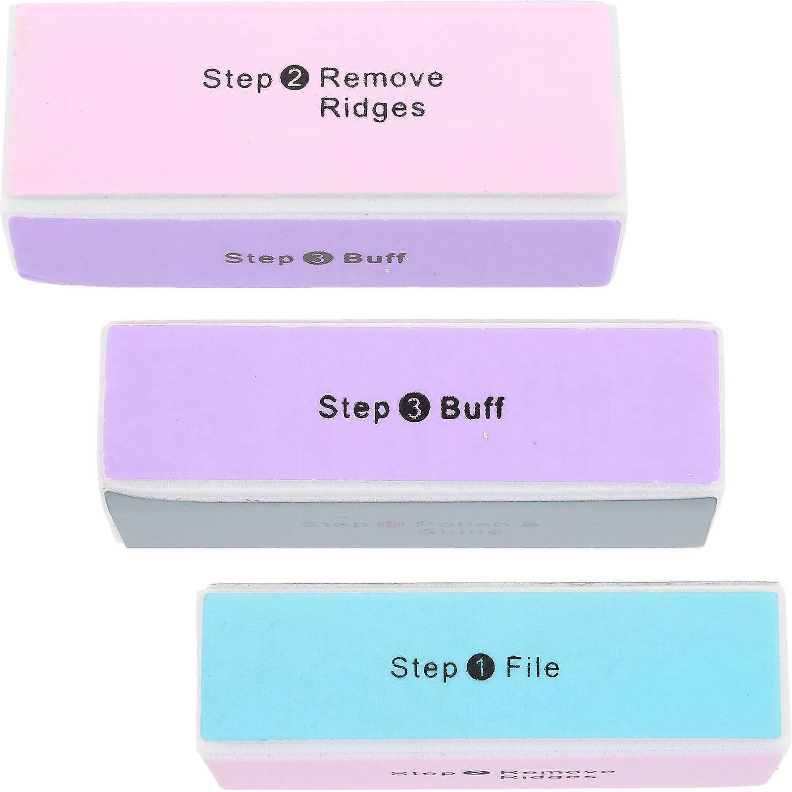 Nail Manicure Files for Nail Care 6Pcs Assorted Color DIY Tools
