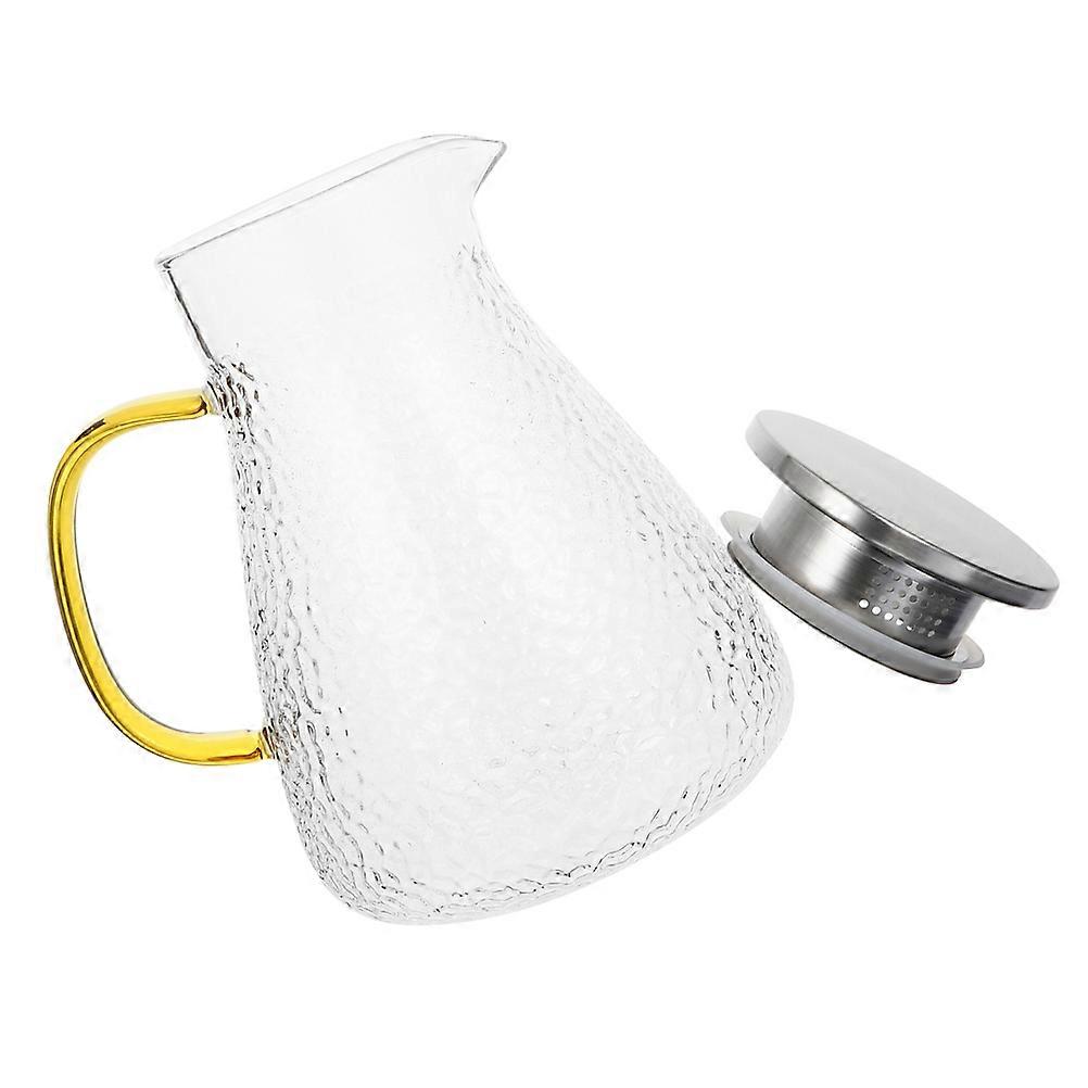 Cold Drinking Pitcher Water Jug With Spout Dinner Parties Portable Design Stainless Steel Storing Ice Tea 1Set