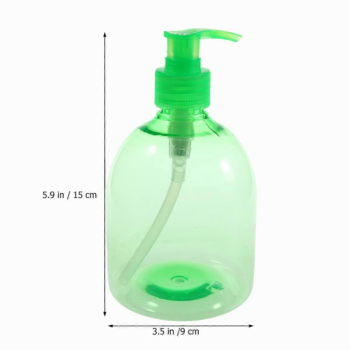 Bottle with Pump for Liquid Holding 12Pcs Plastic Lotion Dispenser 500ml Capacity