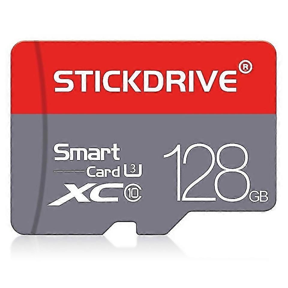 For Stickdrive 128gb U3 And Tfmicro Sd Memory Card Red Grey