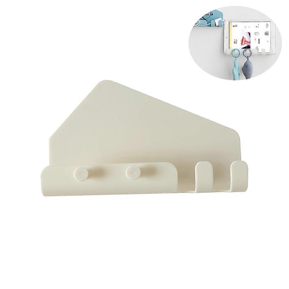 Wall-Mounted Mobile Phone Charging Stand For Smartphone And Tablet In White With Seamless Design 1Set