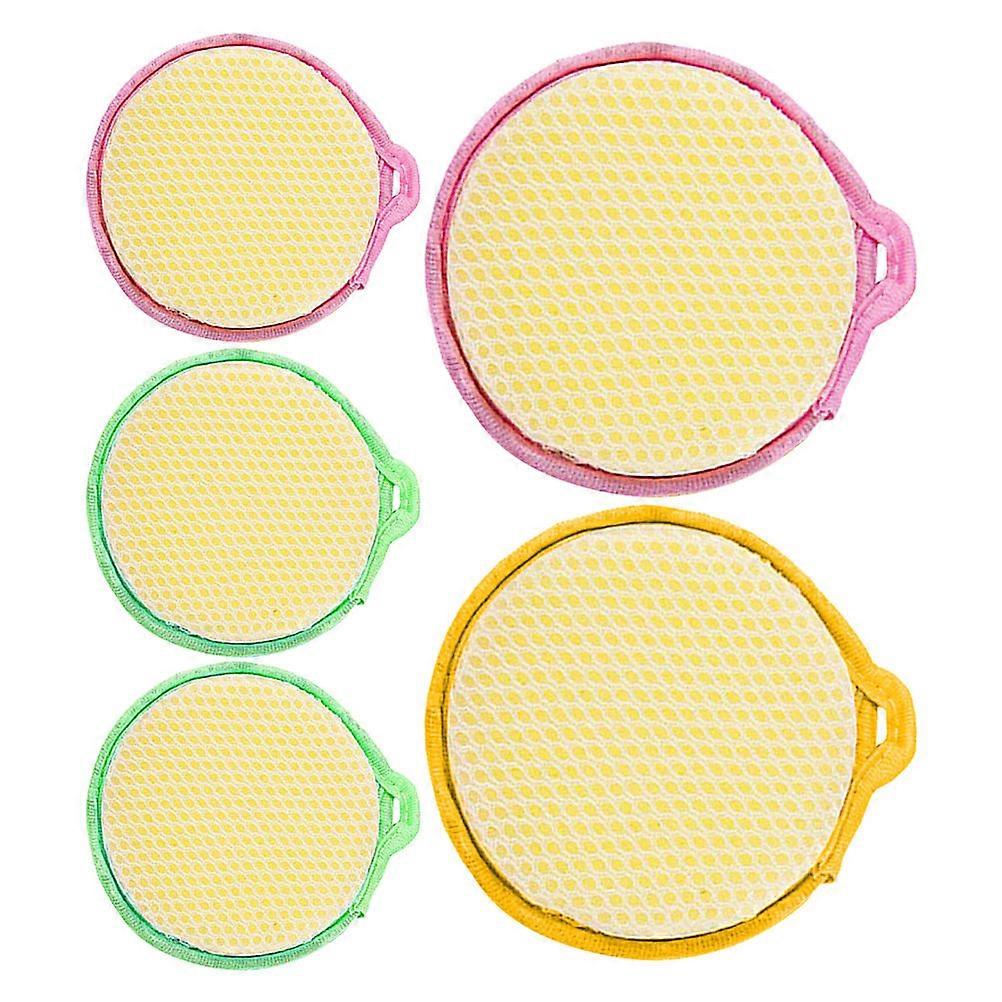 Cleaning Scouring Pad Double-Side Sponge for Kitchen Use 15Pcs