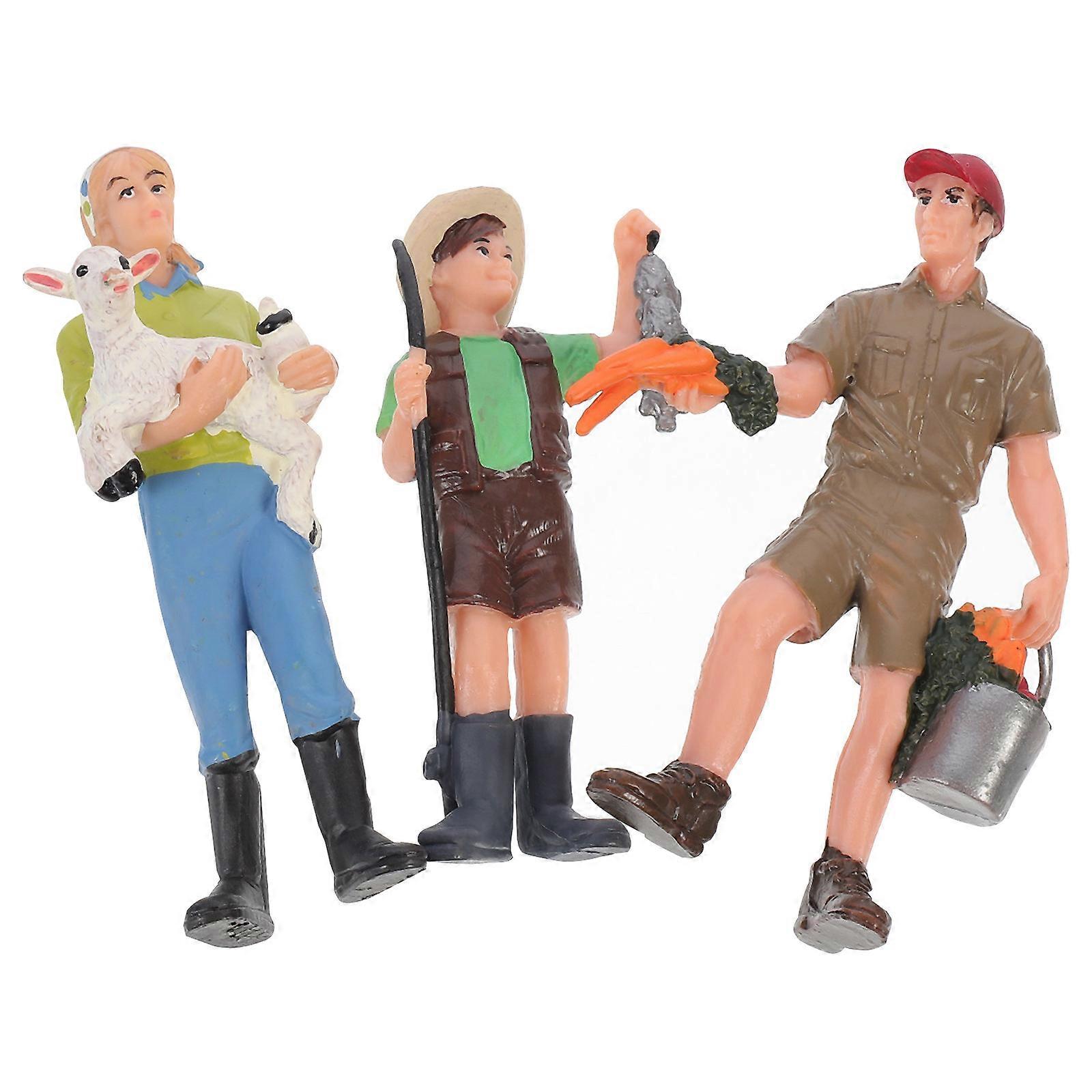 Figurines Mini Human Models for Decor 21Pcs Figurine Set