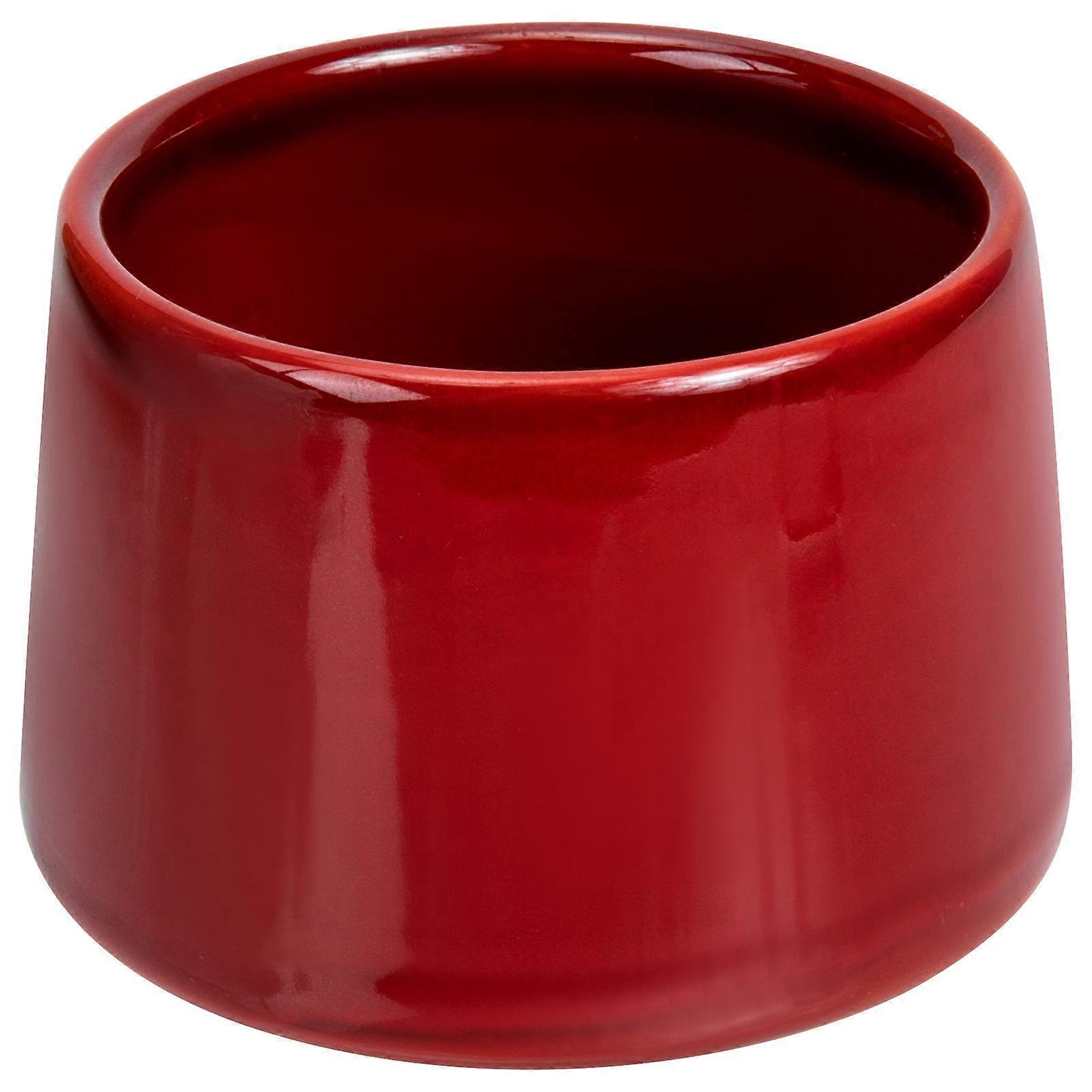 Decorative Cup 2Pcs Tea Serving Mug Heat Resistant Ceramic Tableware Simple Shape Perfect For Office Use