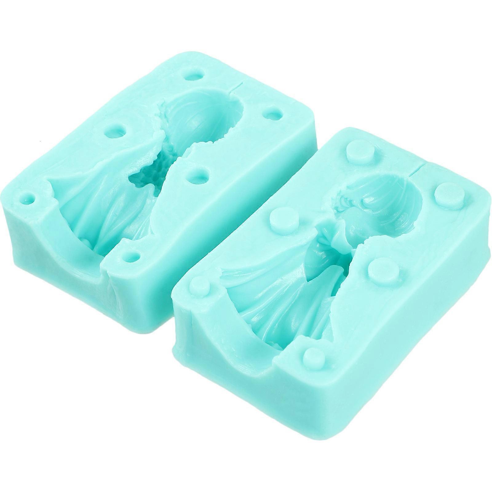 Silicone Angel Molds Perfect For Candle Making 2 Sets Essential For Craft Enthusiasts In Durable Design And Flexible Material