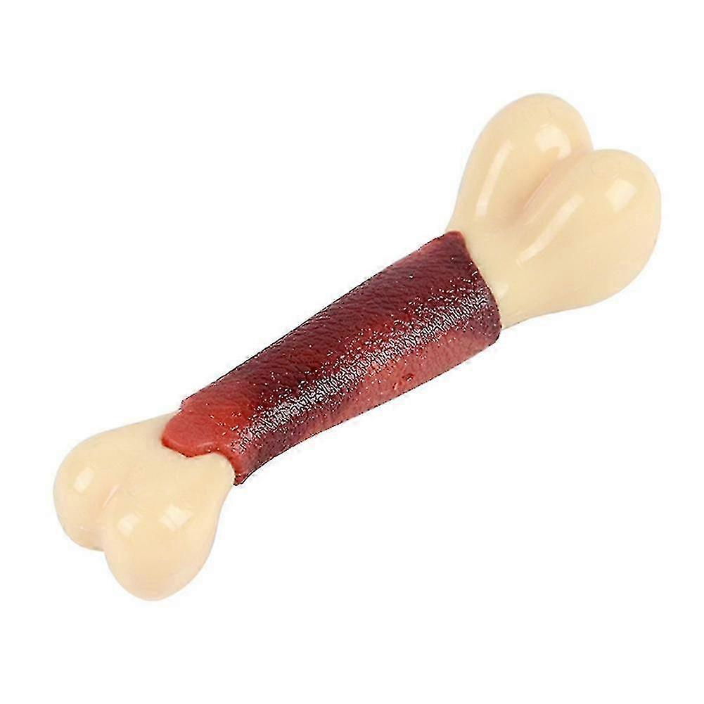 Indestructible Dog Chew Toys For Aggressive Chewers, Real Beef Flavor Durable Dog Teething Chew Toys Bones For Large/Medium/Small Puppies