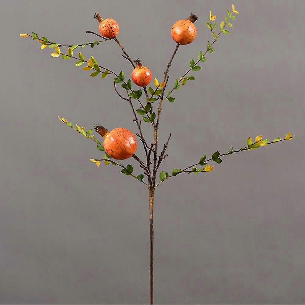 Minglan 4 fruit heads, simulated pomegranate branches
