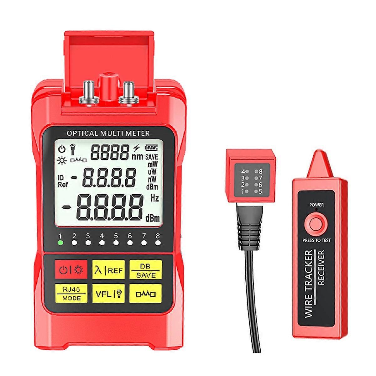 100mW Fiber Optic Power Meter -70-+10dbm for Network Cable Signal