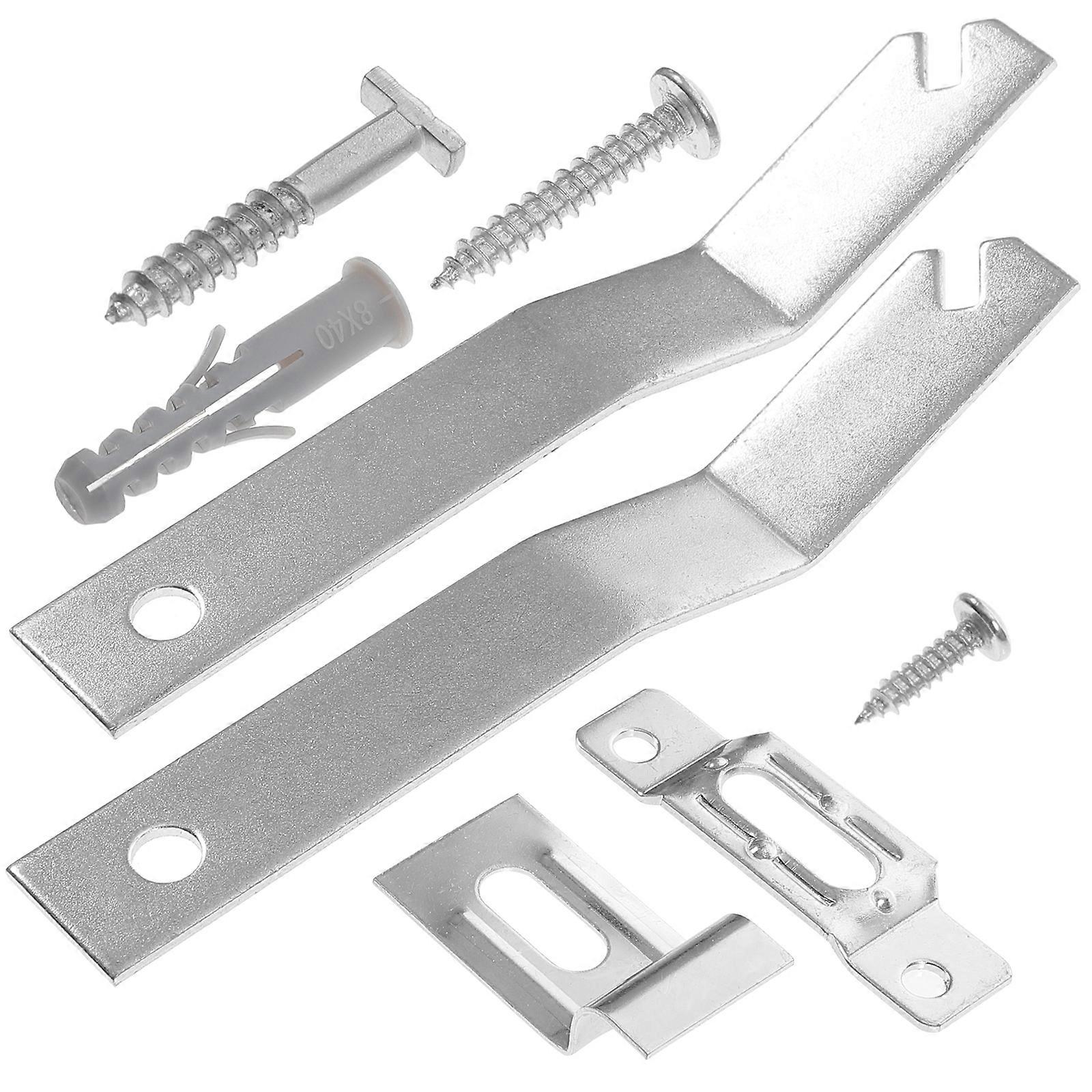 Picture Hanging Kit Picture Frame Hardwares for 4Sets Silver Stable