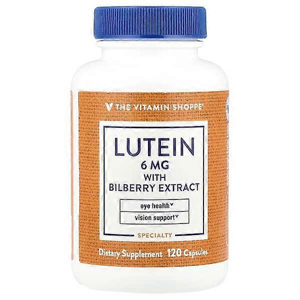 The Vitamin Shoppe, Lutein With Bilberry Extract, 120 Capsules