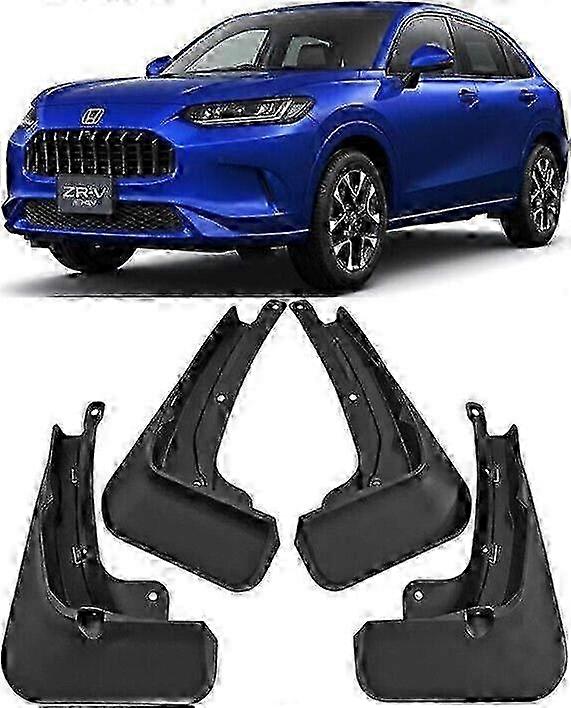 Genuine Front Rear Molded Splash Guards Mud Flaps For 2023-2024 Honda Zr-v Zrv p