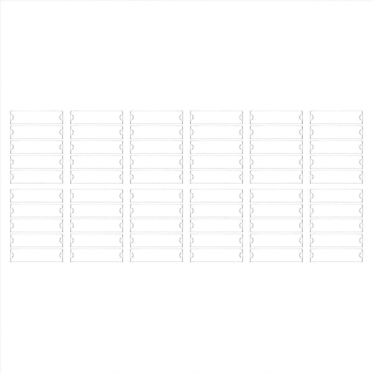 Suporte de Placa de Nome em Acrílico Premium, 2X8 Polegadas