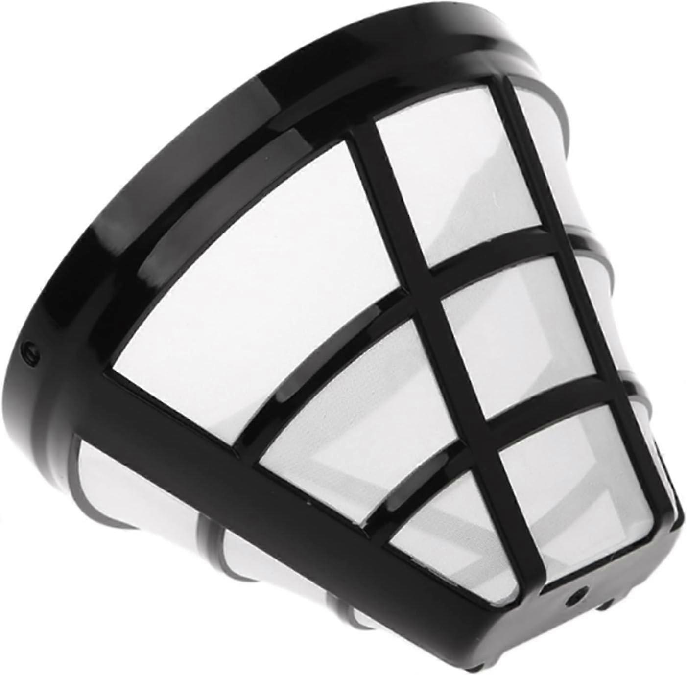 Washable 2pcs Reusable Plastic Permanent Coffee Filter with Handle  Stainless Steel Mesh