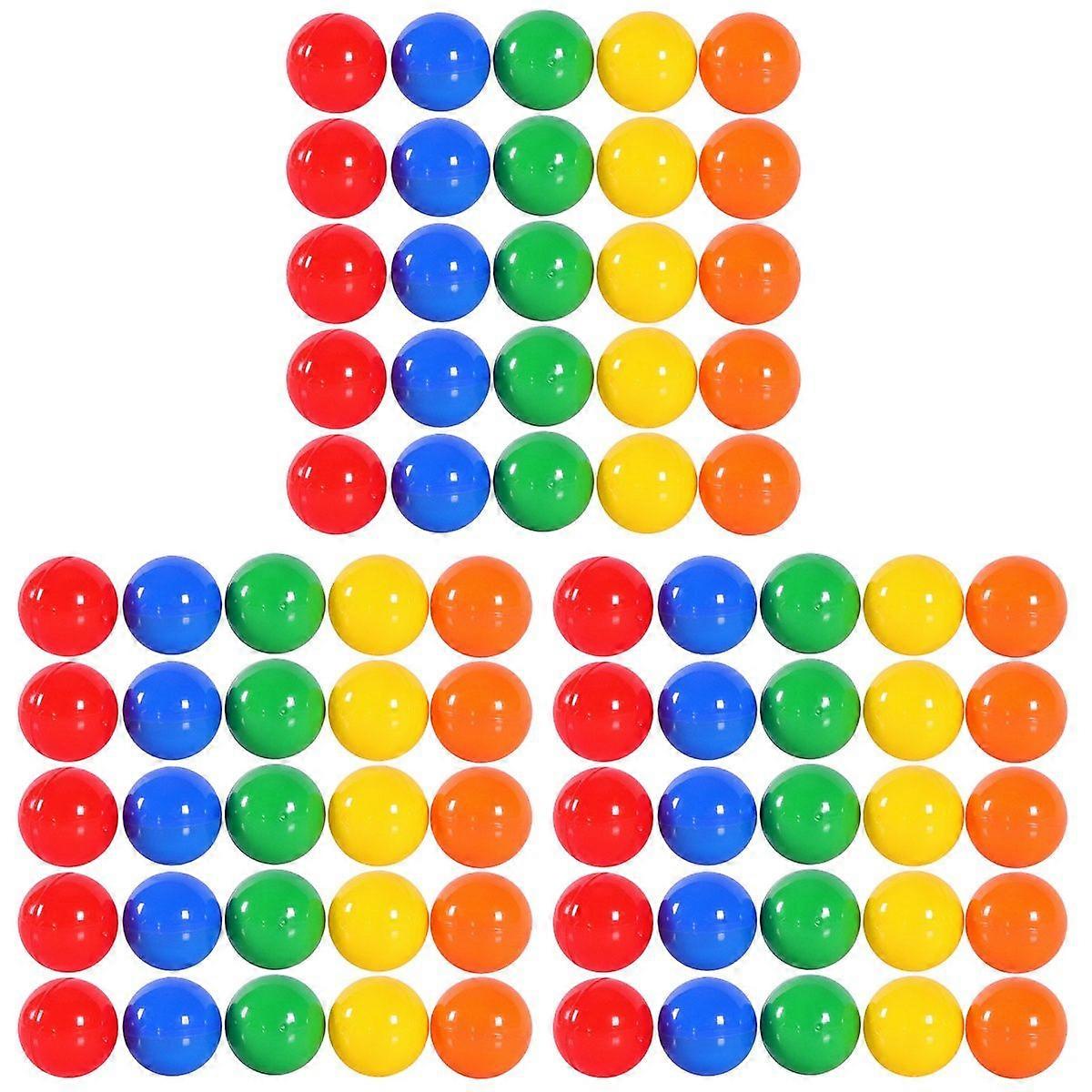 150 Pcs  Lottery Balls Colored Raffle Balls Openable Raffle Balls Small Lottery Balls Table Game Balls