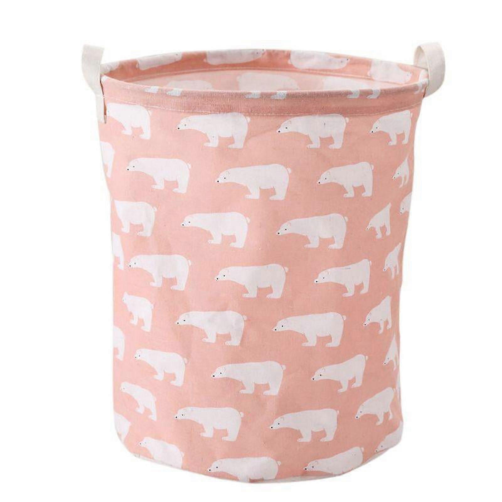 Foldable Cloth Storage Basket Cute Animals Pattern Laundry Baskets for Bathroom Laundry Baskets Home Storage