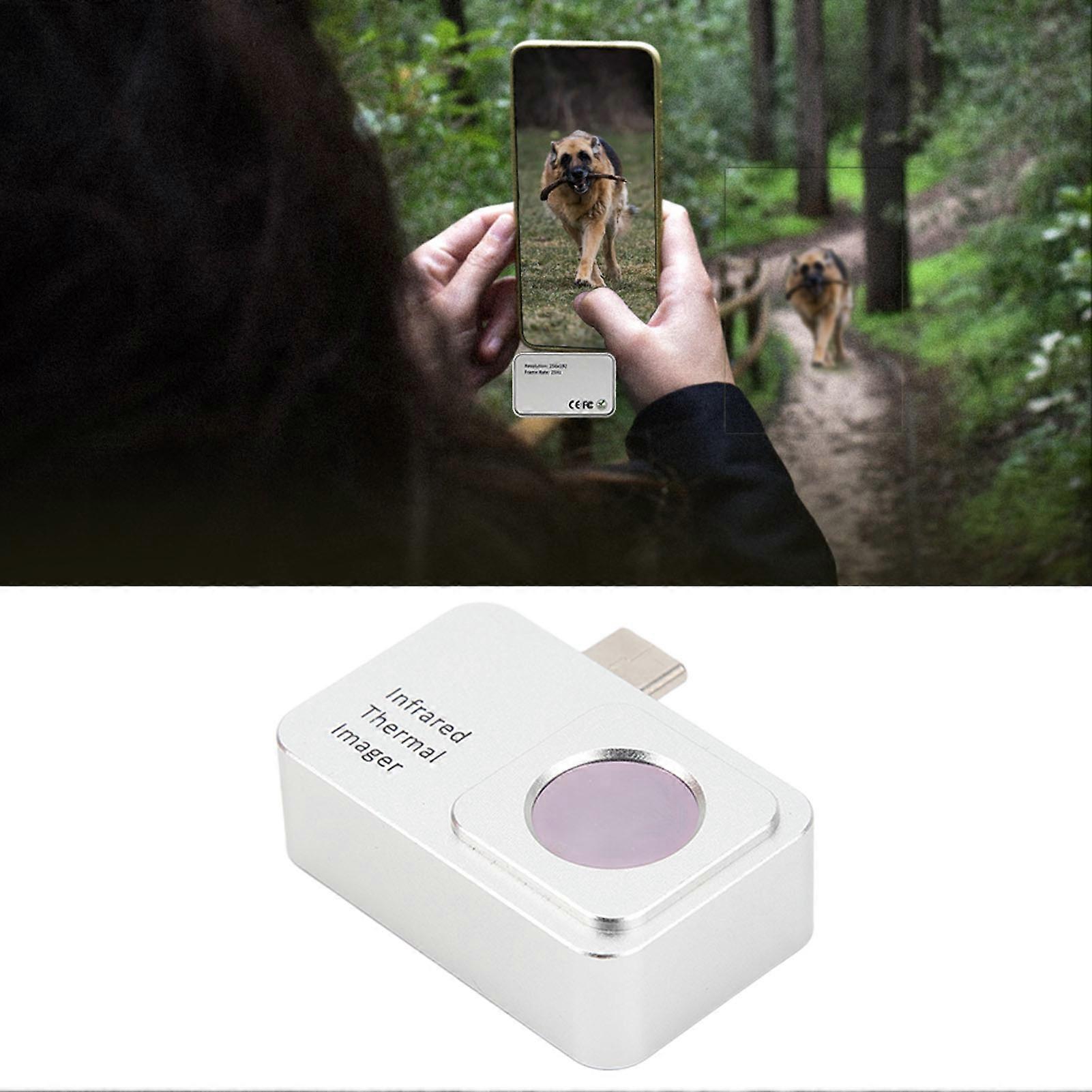 H2F Mobile Phone Infrared Thermal Imager 256x192 25Hz High Frame Rate Type C Interface Thermal Camera for Smartphones 
