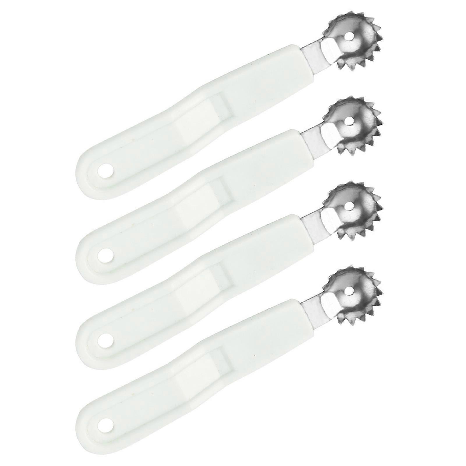 Quick Strawberry Huller And Watermelon Baller Double Function Tool With Comfort Handle For Efficient Fruit Preparation  White