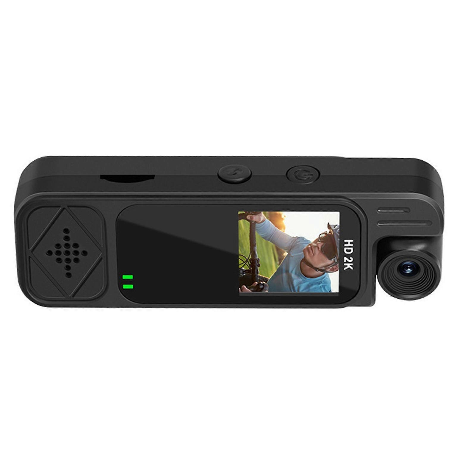 2K Body Camera with Video Recording Support 180 Degree Rotating Lens Wearable Pocket Camera for Outdoor Travel Multicolor