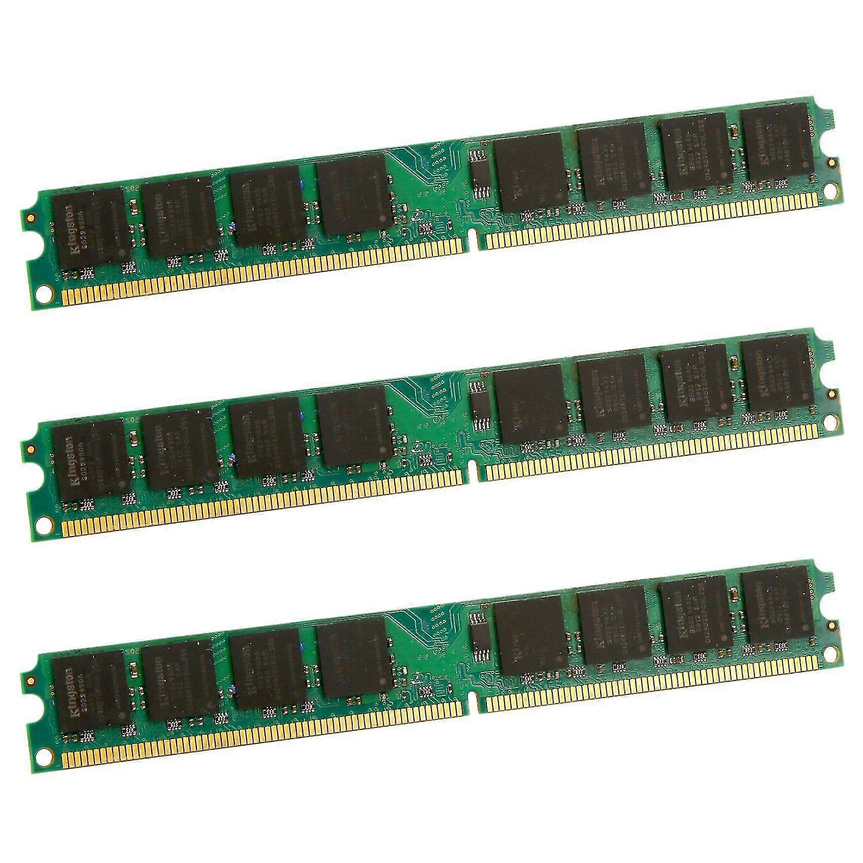 3x 2gb Ddr2 Ram Memory 1.8v 800mhz Pc2 6400 Pc Ram Memoria For Intel Desktop Memory Dimm 240pins