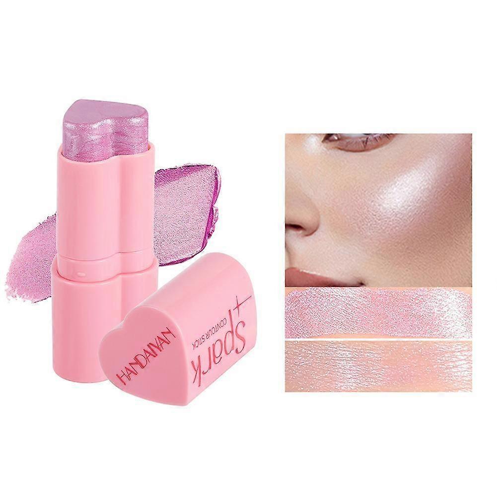 3-in-1 Contour Blush Highlighter Stick 6g 8 Colors All-in-One Creamy Face Makeup Palette for Cheeks Nose Define