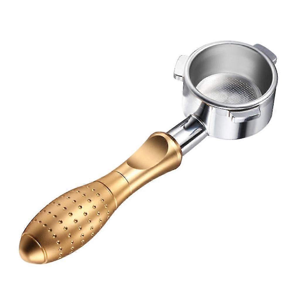 Coffee Bottomless Portafilter Coffee Filter Handle Coffee Machine ReplacementsGold SZRH