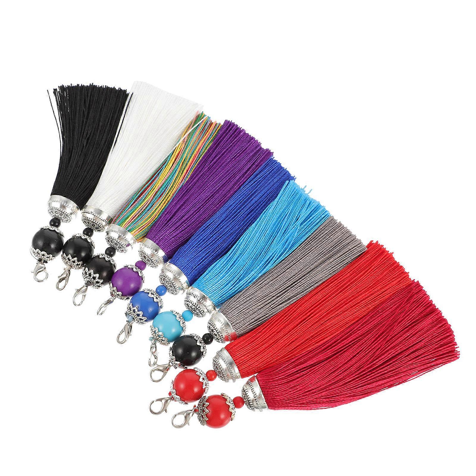Key Chain Tassel Lobster Clasp for DIY Craft Making 18Pcs Bundle