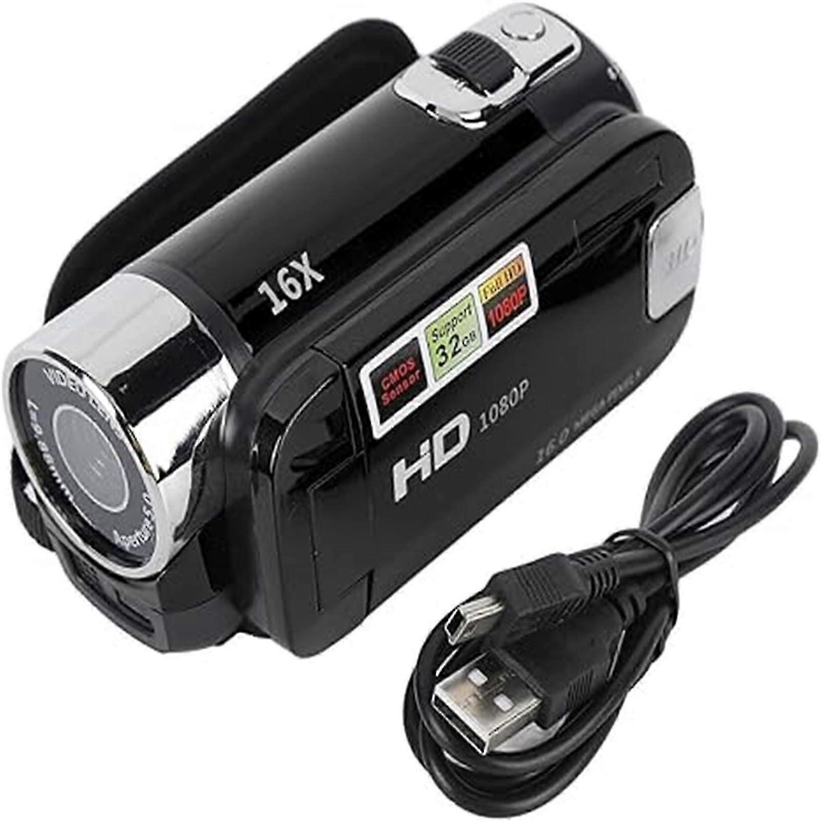 Handheld Video Camcorder 1080P 16MP DV Camera 16x Digital Zoom Video Camera With.7in TFT Rotatable Screen And USB Cable