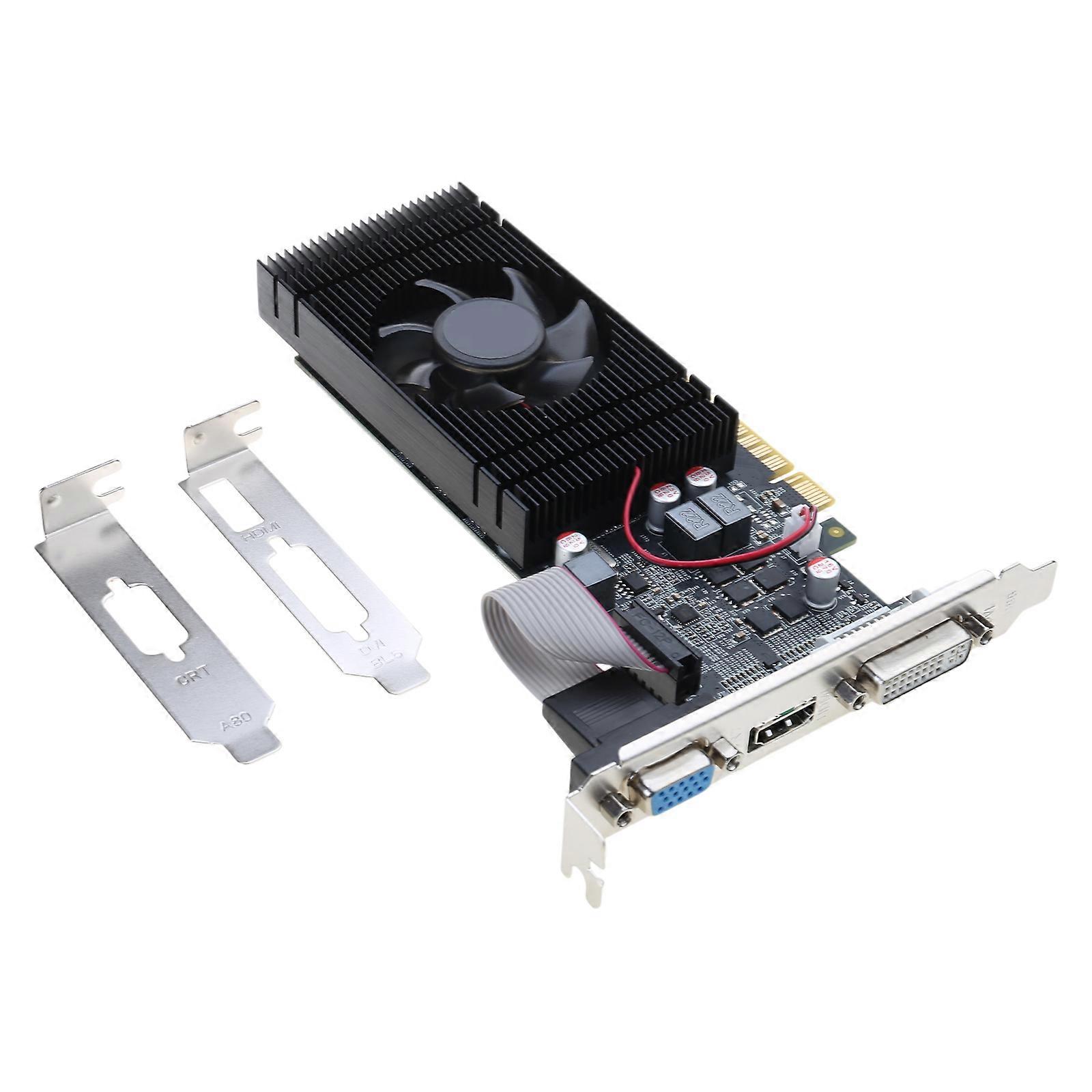 Video Card GT730 2GB 128bit DDR5 PCI-E VGA Card For NVIDIA Low Profile Half-height Desktop Computer Graphics Card Multicolor