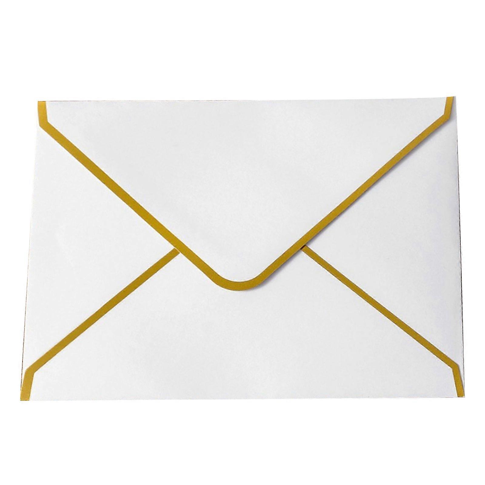 100 Additional 5x7 Black Envelopes A7 Size Elegant Split toe Wedding Graduation Party Invites  White