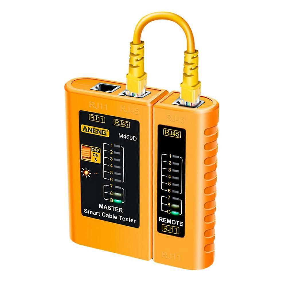 ANENG M469D Network Analyzer Tester Cable Tester RJ45 RJ11 RJ12 CAT5 UTP LAN Cable Tester Networking Repair Tool