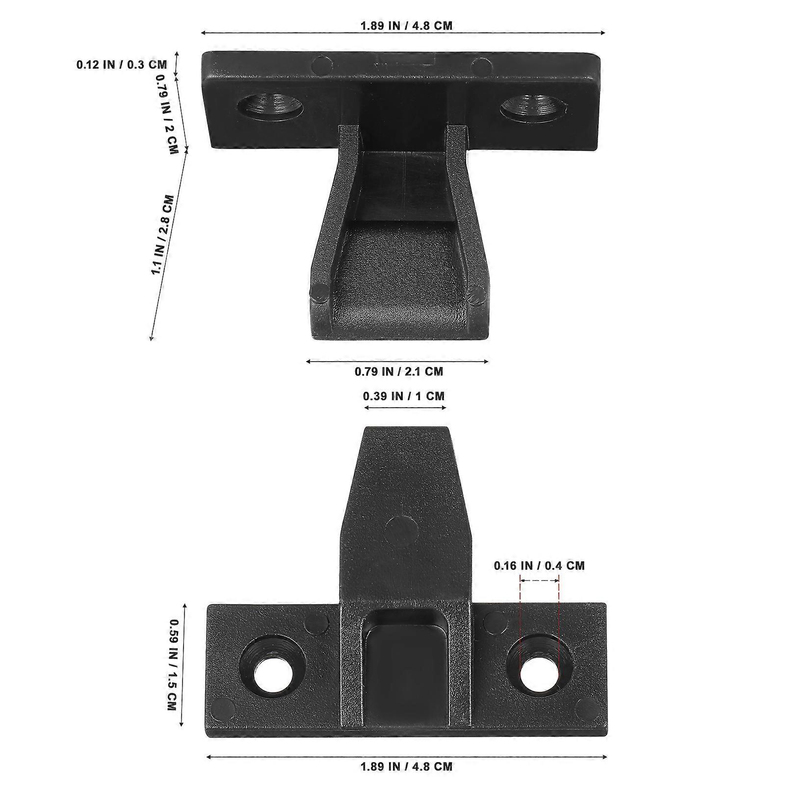 10pcs Push-on Raccord Push Fitting Système De Montage Rapide Meubles Panneau Joint