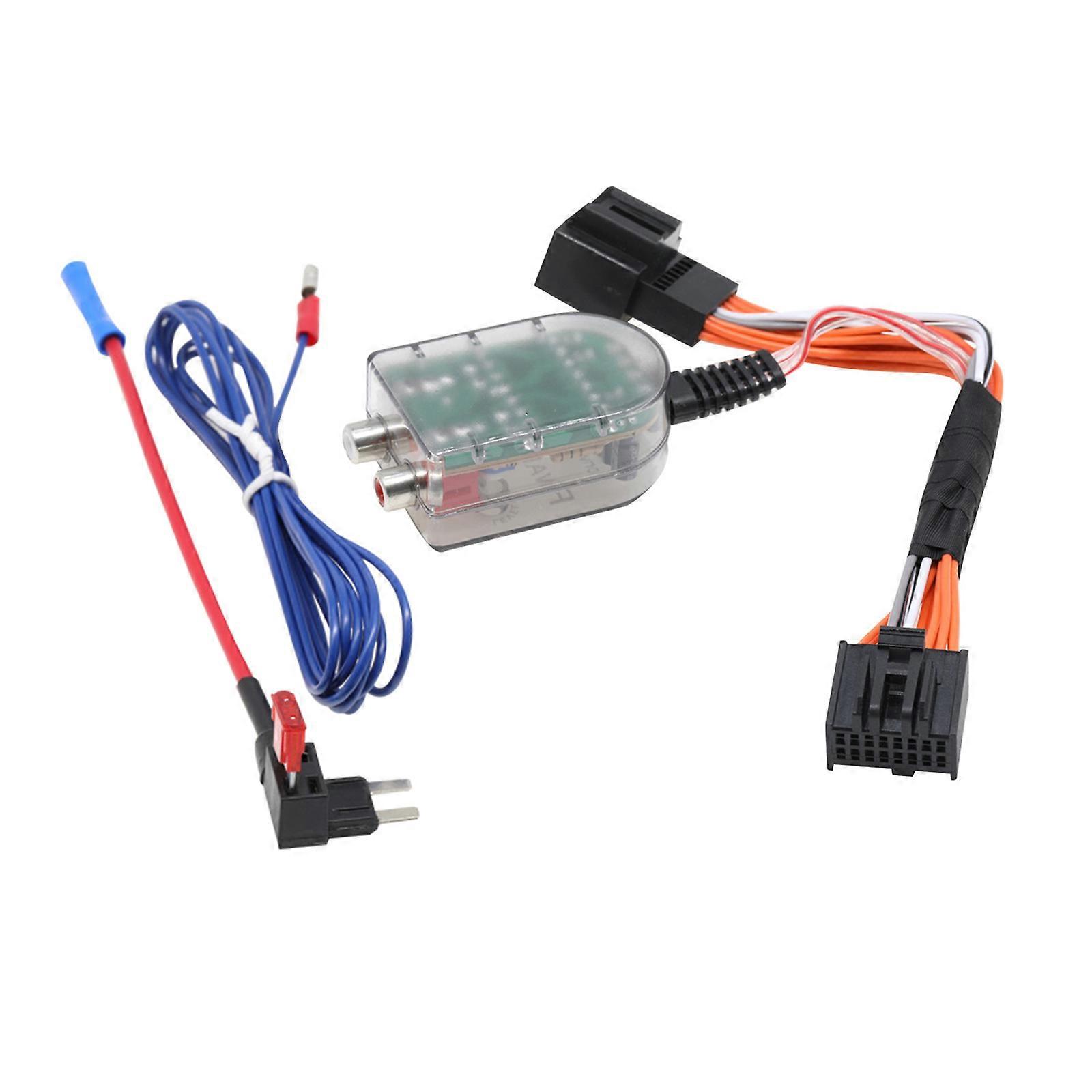 Easy Installation Car Stereo Sound Amplifier Wiring Connector Subwoofer Wire Kit Suitable For Improved Bass Performances Multicolor