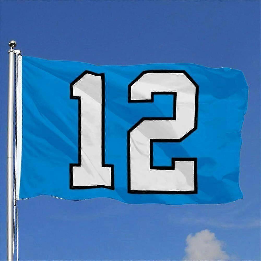 Fyon Large 12TH Man Light Blue Flag Mode A-3162