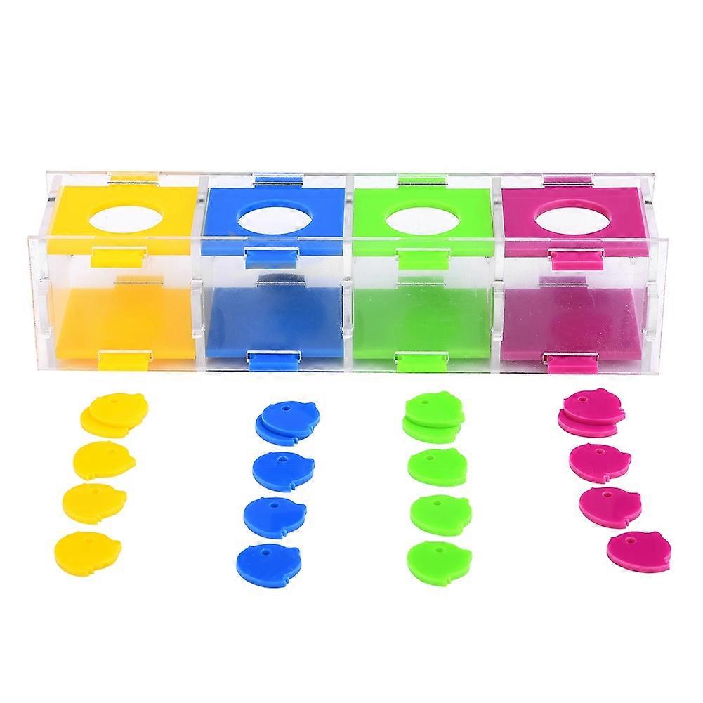 Colorful Parrot Toys Interesting Birds Intelligence Training Interactive Playing Puzzle Toy